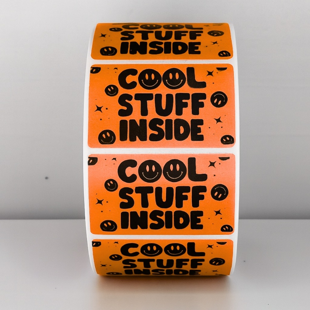 📦 "Cool Stuff Inside" Stickers for Packages | Customer Experience Labels - Picture 10 of 11